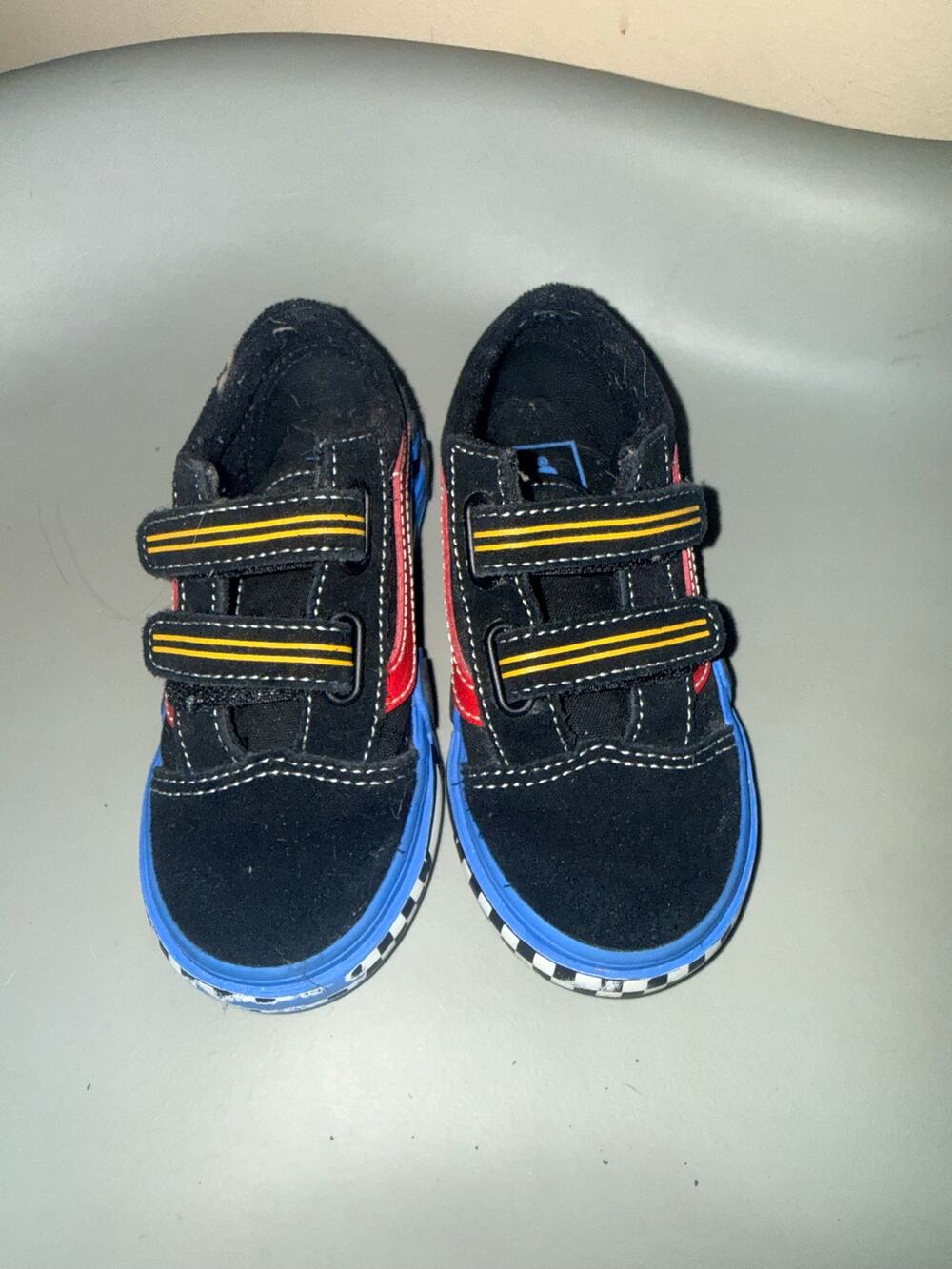 Toddler Old Skool Cars Velcro Shoe Toddler 8